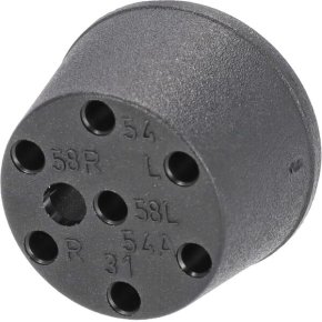 ERICH JAEGER Carcasă priză de contact 031596JAE ISO 17124 Tip N 7 pini 12V