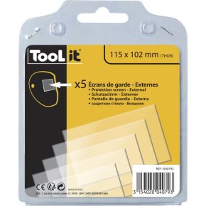 Plăcuță de protecție 040793GYS exterior 115 x 102 5 buc Gys