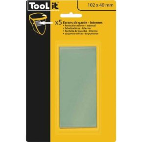 Sticlă de protecție 040830GYS Adiactinic 102x40 mm (5 buc) Gys