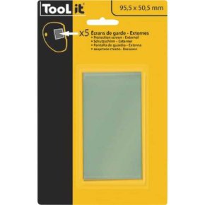 Sticlă de protecție 040854GYS 95.5x50.5 mm 5 buc. Gys