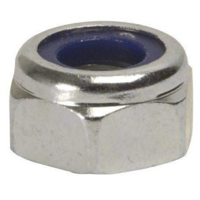 Kramp Piuliță hexagonală autoblocantă 9858110 DIN985 joasă cu inserție plastic oțel zincat grupa 10 M8x1mm