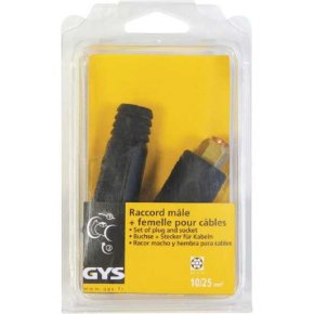 Set de conectoare de cablu de sudură 045507GYS 10/25 Gys