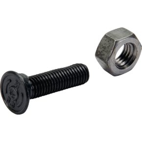 Kramp Șurub și piuliță de plug 10402N DIN11014 2 Nib cl. 8.8 M10x40