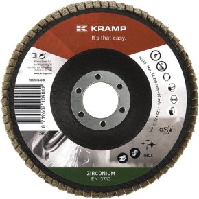 Kramp Disc de șlefuire lamelar 125ZIK60KR cu zirconiu 125mm granulație 60