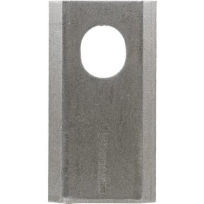Kramp Lamă cositoare 13800001KR Formă 1 Stânga Dreapta 93x50x4mm Orificiu Oval 24x20mm