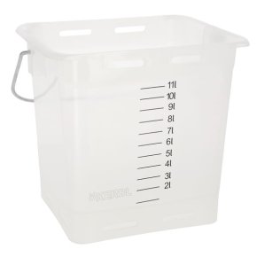 Kerbl Găleată de hrănire 14284 transparentă cu scală 13l