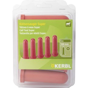 Kerbl Tetină 1475KER Super Roșu 100mm 5buc