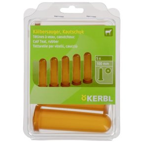 Kerbl Tetină cauciuc 14775KER honey X 100mm 5 buc