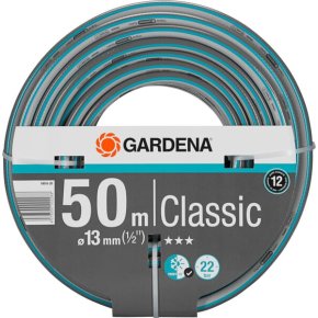 Gardena Furtun grădină SL18010 Classic 1/2 inch 50m Gri Portocaliu