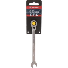 Kramp Cheie fixă combinată cu clichet 1802030010KR reversibilă profil multiplu 10mm L=160mm