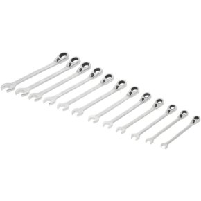 Kramp Set chei combinate cu clichet 1802030412KR reversibile profil multiplu 8-19 mm