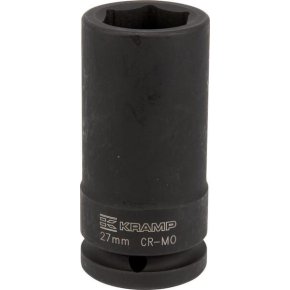 Kramp Capăt cheie tubulară de impact 1803546627KR profil hexagonal interior extra lungi 27mm 3/4 inch