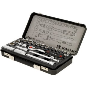 Kramp Set chei tubulare 180423800KR 23 piese 3/8"