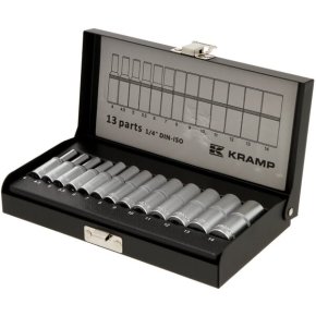 Kramp Set chei tubulare 1804922013KR 1/4 6 colțuri 13 piese