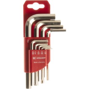 Kramp Set chei hexagonale 1809010020KR Dublu dreptunghiular Imperial 9 piese