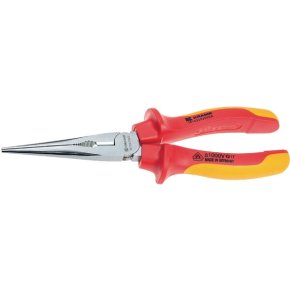 Kramp Clește cu v&acirc;rf drept pentru telefonie 1812235200KR VDE 1000V 200mm