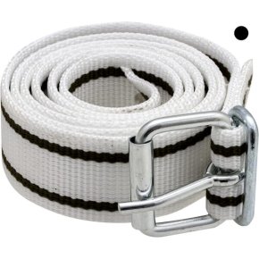 Kerbl Zgardă 20878 Alb Negru 135 cm 4 cm