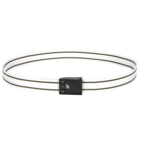 Kerbl Zgardă de marcare 20921KER Cu clemă de fixare 130cm negru/alb