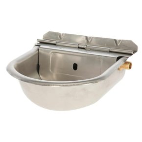 Kerbl Bol de băut 221098KER S1098 cu flotor oțel inoxidabil 2