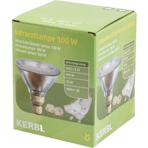 Kerbl Lampă infraroșu 22242KER 100W Transparent