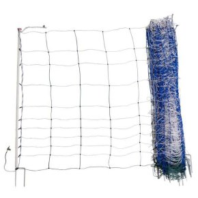 AKO Plasă gard electric 27380 TitanNet 145cm 50m Alb Albastru