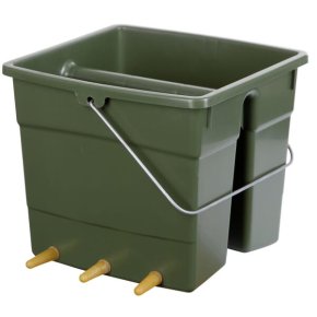 Kerbl Găleată de alăptare miei 27510KER cu 6 tetine 10L Verde