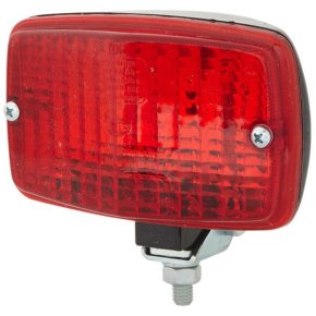 Lampă ceață 2NE002985001 dreptunghiulară 12V roșie montare cu șurub 124x69x74mm Hella