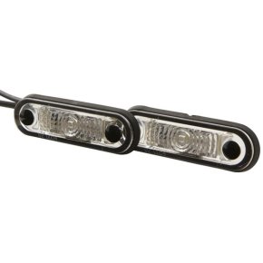Lampă de poziție LED 2PF959590202 dreptunghiulară 0.5W 12-24V albă Hella