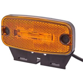Lampă de poziție LED 2PS345600061 0.7W 12V Dreptunghiulară 2 LED-uri Portocalie Hella