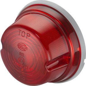 Lumină spate 2SA001259751 Rotundă Roșu 12-24V Prindere cu șurub Hella
