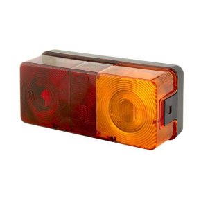 Lampă spate Dreapta 2SD002582021 Dreptunghiulară 12-24V Roșu-Portocaliu 170x62x75mm Hella