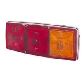 Lumină spate Hella 2SD003167021 Dreptunghiulară 12V Roșu Portocaliu 344x72x147mm