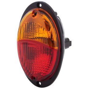 Lumină spate 2SD343130377 Ovală 12-24V Roșu-Chihlimbar Montare cu șurub Deutsch Hella