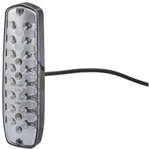 Lumină spate LED 2SD343910001 Dreptunghiulară Transparentă 12-24V Hella