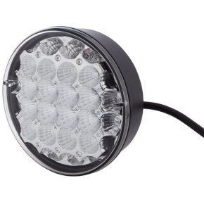 Lumină spate LED 2SD344200001 Rotund 12-24V 24 LED-uri Galben/Transparent Diametru 122.5mm Hella