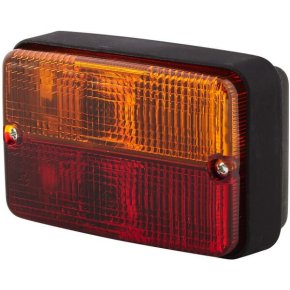 Lumină spate 2SD997131051 Dreptunghiulară Halogen 12V Roșu Portocaliu 120x55x80mm Hella