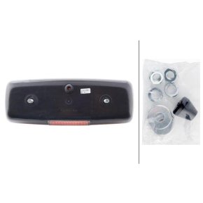 Lumină spate 2SE001699071 Dreptunghiulară 12-24V Roșu Portocaliu Alb Montare cu șurub 282x76x105mm Hella