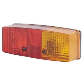 Lumină spate 2SE003184101 Dreptunghiulară 12-24V Roșu-Portocaliu-Alb 158x51x64mm Hella