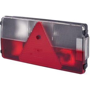 Lampă spate stânga 2VB341032111 dreptunghiulară 12V roșu, portocaliu, alb 281x53.5x138.9mm Hella