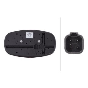 Lumină spate 2VP343640051 Cargoluna Dreptunghiulară 12V Roșu Alb Portocaliu 225x122mm Hella