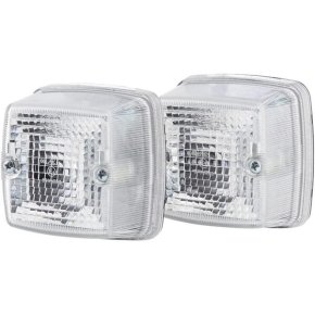 Lumină de mers înapoi 2ZR003014091 Pătrată 12-24V Albă Prindere cu șuruburi 84x84x51mm Hella