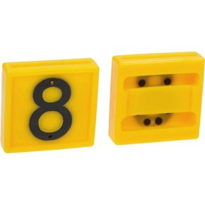 Farma Număr marcare 306008FA nr. 8 galben 45x45mm