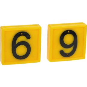 Farma Număr marcare 306069FA 6/9 galben 45x45mm