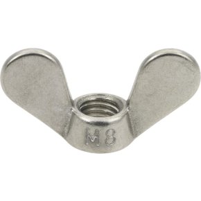 Kramp Piuliță fluture 3158RVSDINP025 DIN 315 Oțel inoxidabil A2 M8