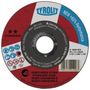Tyrolit Disc de tăiere 34332832 A60R-BFS 125x1