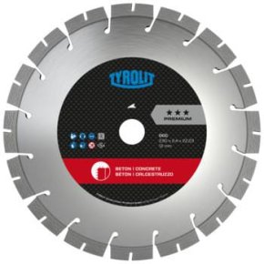 Tyrolit Disc de tăiere 34468735 DCC Premium pentru Ciment 300x20mm