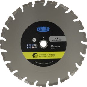 Tyrolit Disc de tăiere 34499796 DCUS1 pentru tăierea uscată 350x3x25.4mm