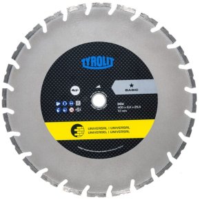 Tyrolit Disc de tăiere 34502116 DCUB1 Tăiere uscată 400x3.2x25.4mm