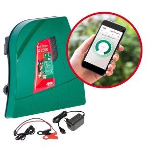 AKO Încărcător gard 372869 Duo Power X1600 smart Control mobil
