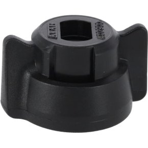 Arag Capac duză baionetă 40290001P025 SW8 cu garnitură Negru 25 buc